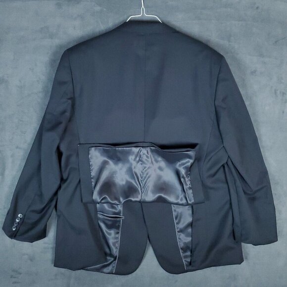 JOE Joseph Abboud Wool Black Dual Vent Blazer Sport Jacket 46R Wool - Picture 10 of 15